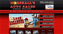 Desktop Screenshot of marshallsautosales.com