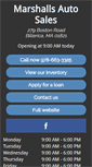 Mobile Screenshot of marshallsautosales.com